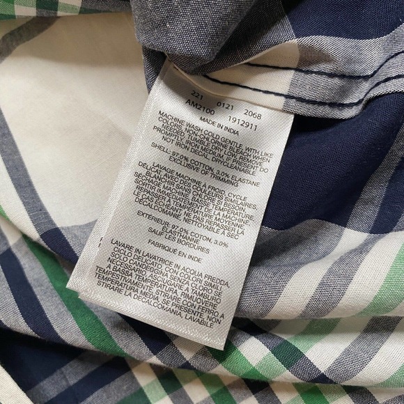 Columbia Notre Dame Fighting Irish LS Button Down Shirt Mens XL Plaid NWT - Picture 8 of 13